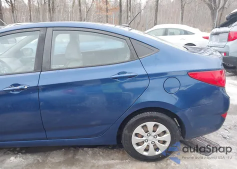 2017 Hyundai Accent Se z USA, uszkodzony, nr VIN KMHCT4AE8HU214210